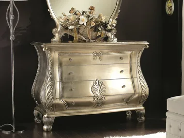 35TH ANNIVERSARY 2065-SL - Silver leaf chest of drawers _ SCAPPINI & C